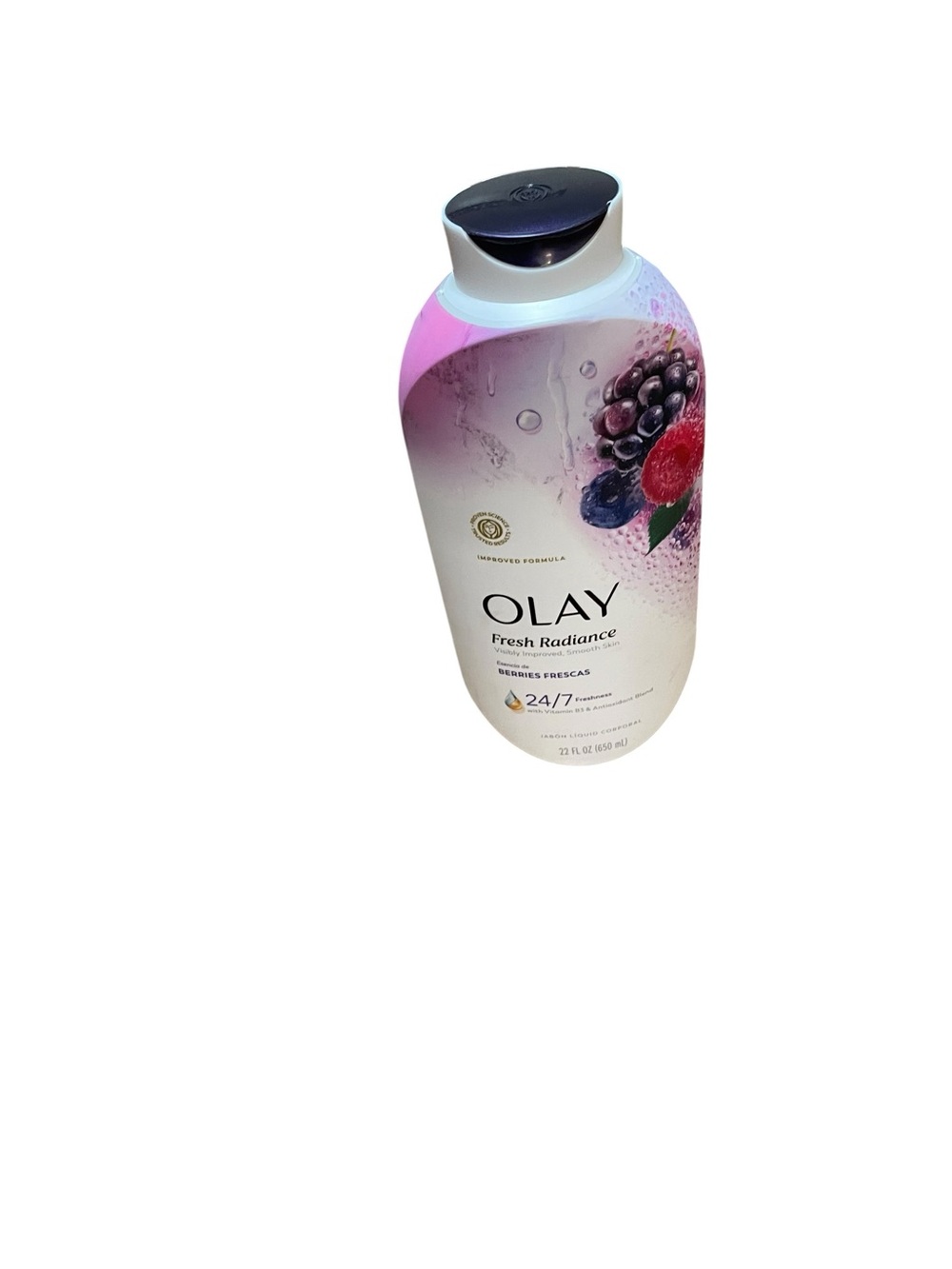 OLAY Fresh Radiance Body Wash - White, Pink, Purple